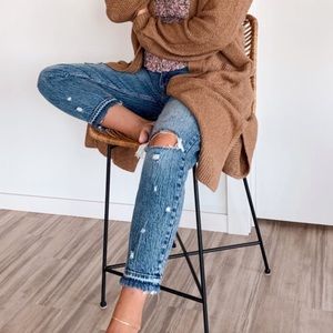 Abercrombie X Bre High Rise Mom Jean Collection